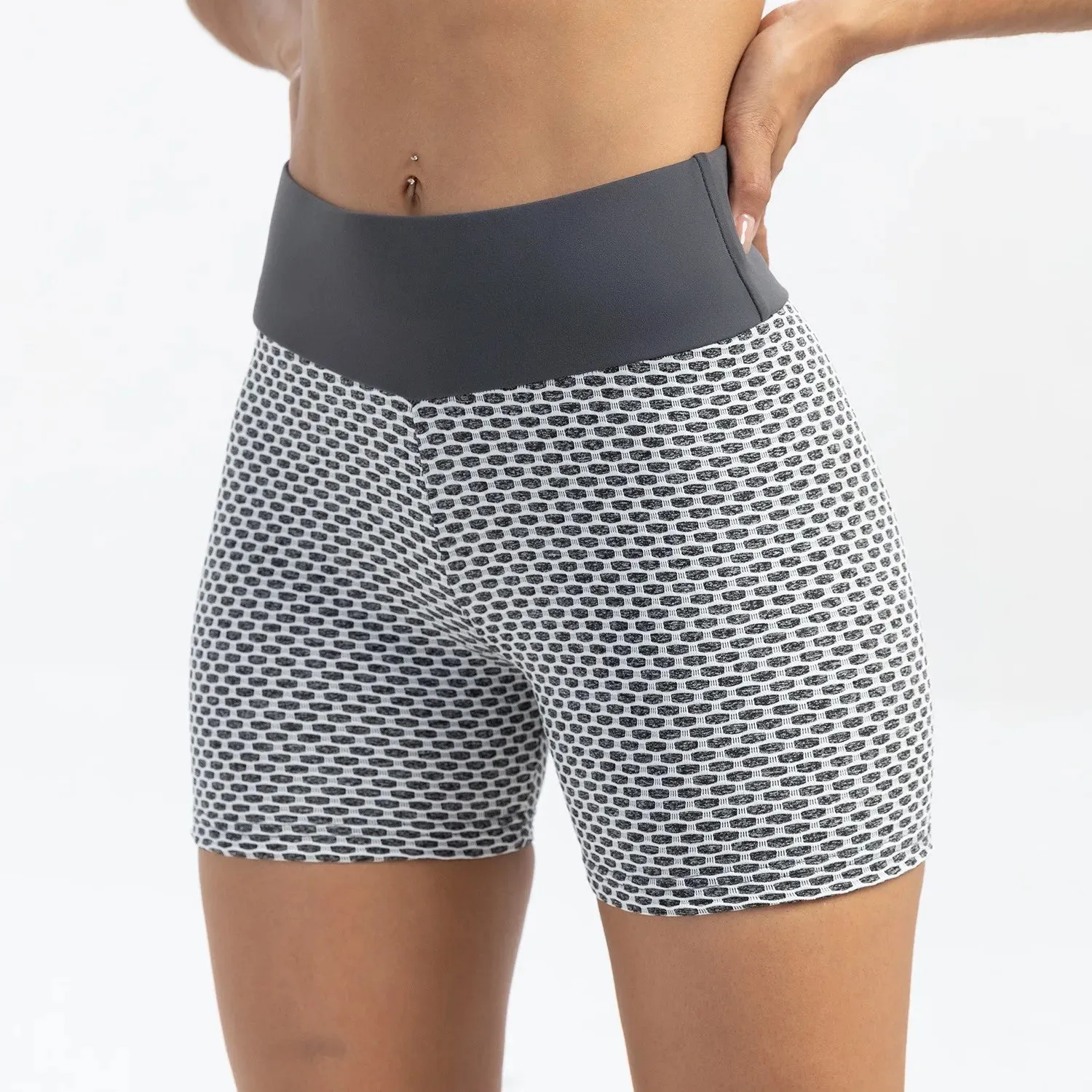 High Waist Scrunch Running Shorts
