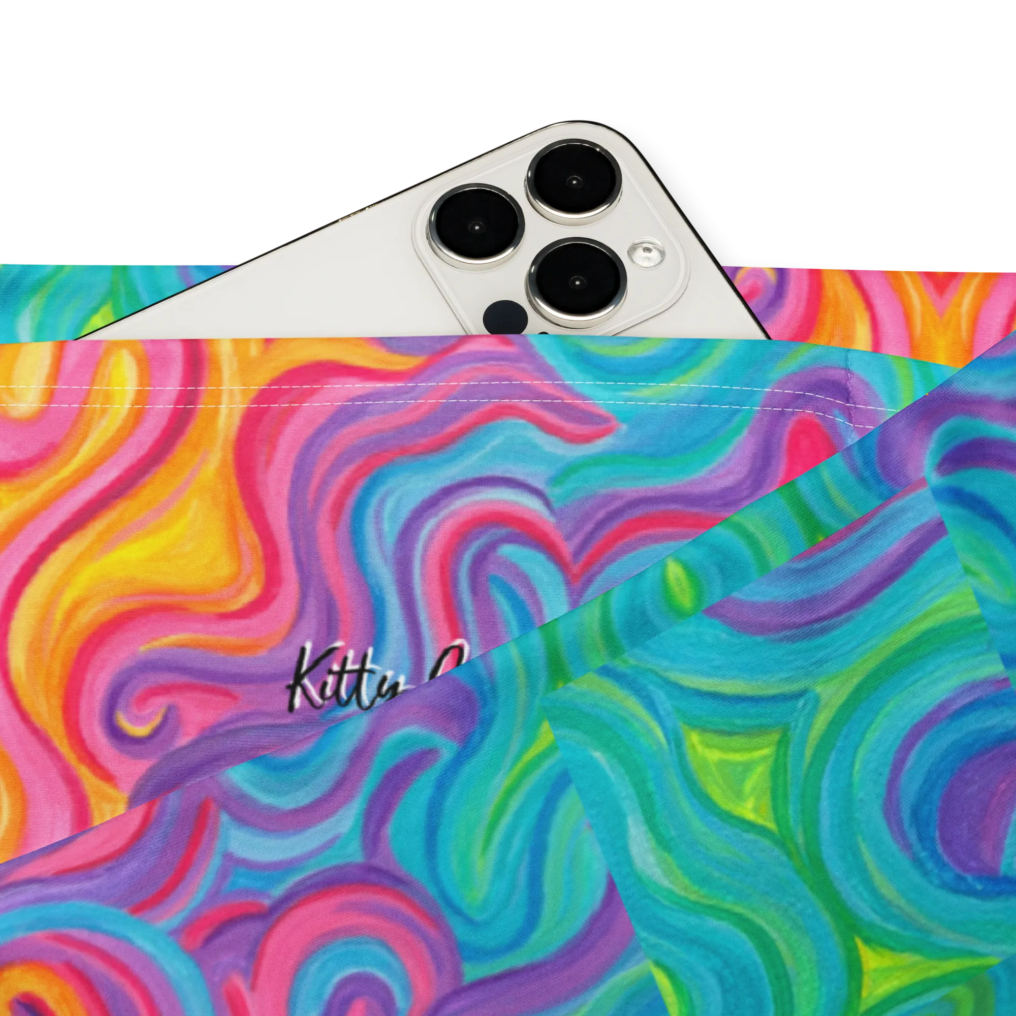 High Waisted Yoga Pants ( Internal Pocket)- "Elemental" Design