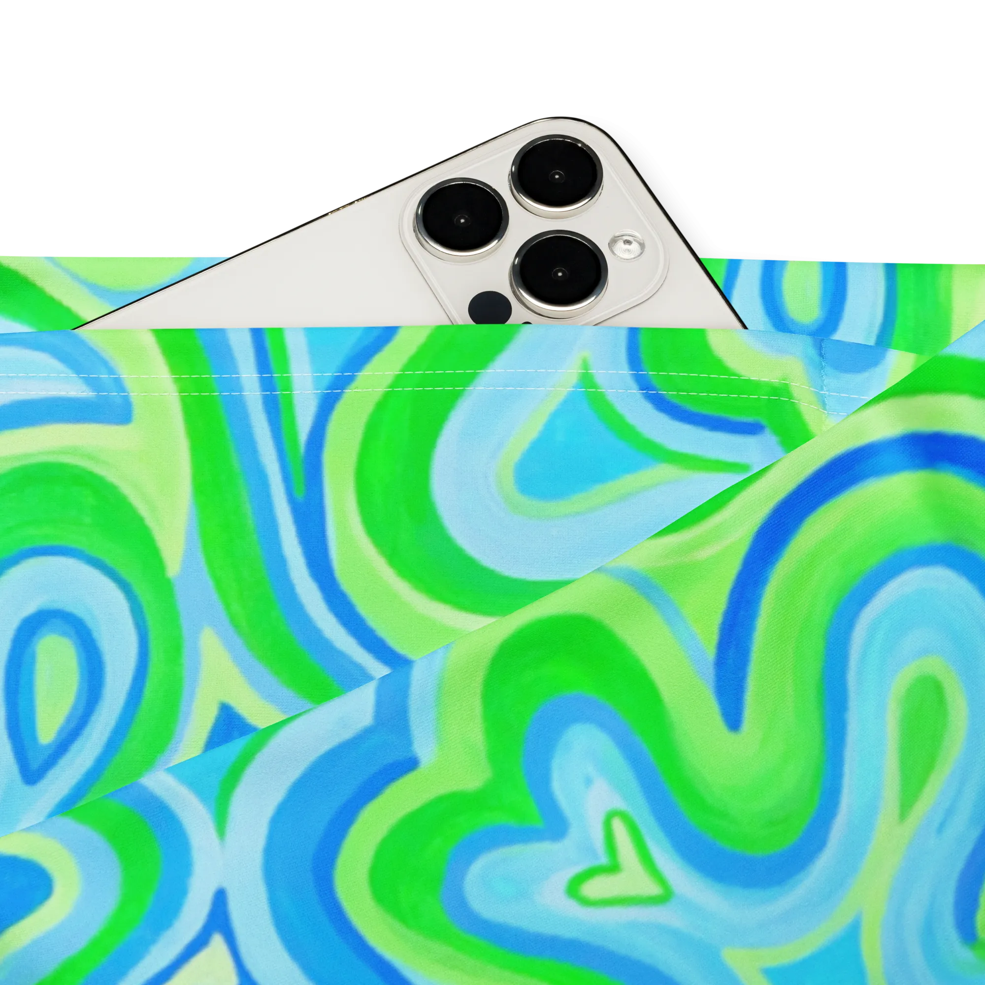 High Waisted Yoga Pants ( Internal Pocket)- "Slushee" Design