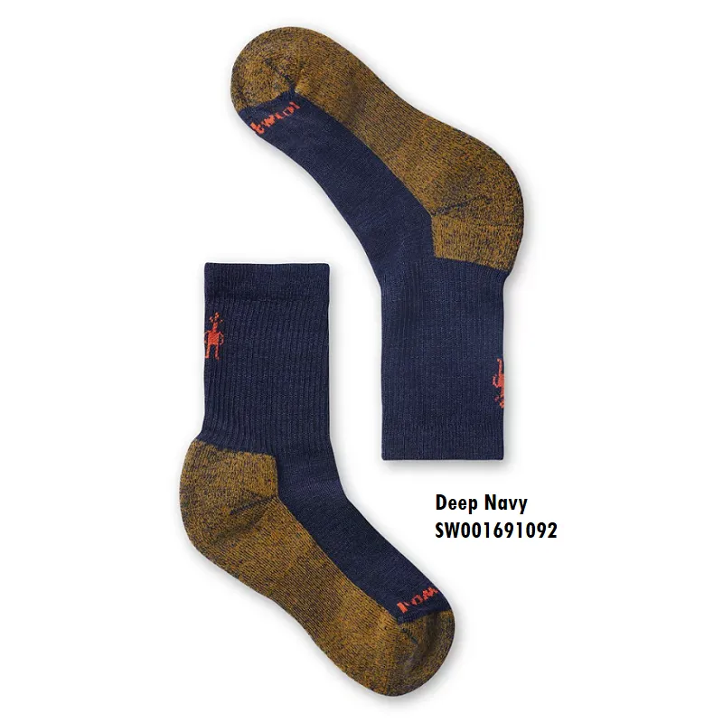 Hike Light Cushion Kids Crew Socks - Deep Navy