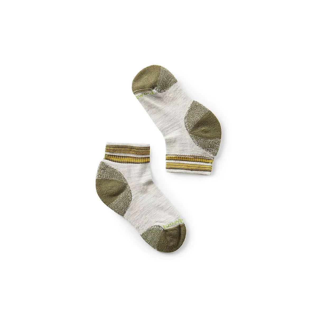 Hike Light Cushion Kids Quarter Socks -  Ash