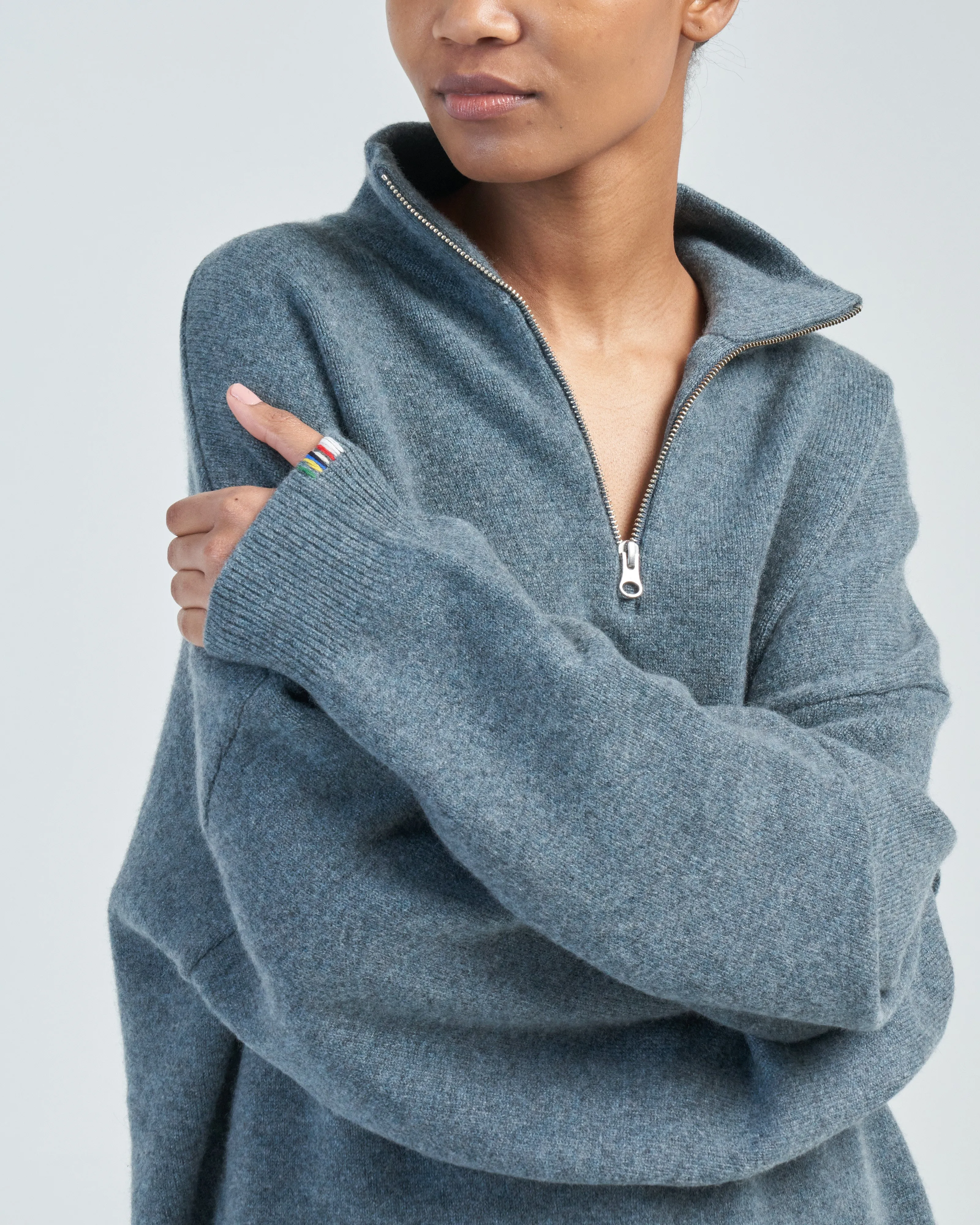 hike oversized quarter zip