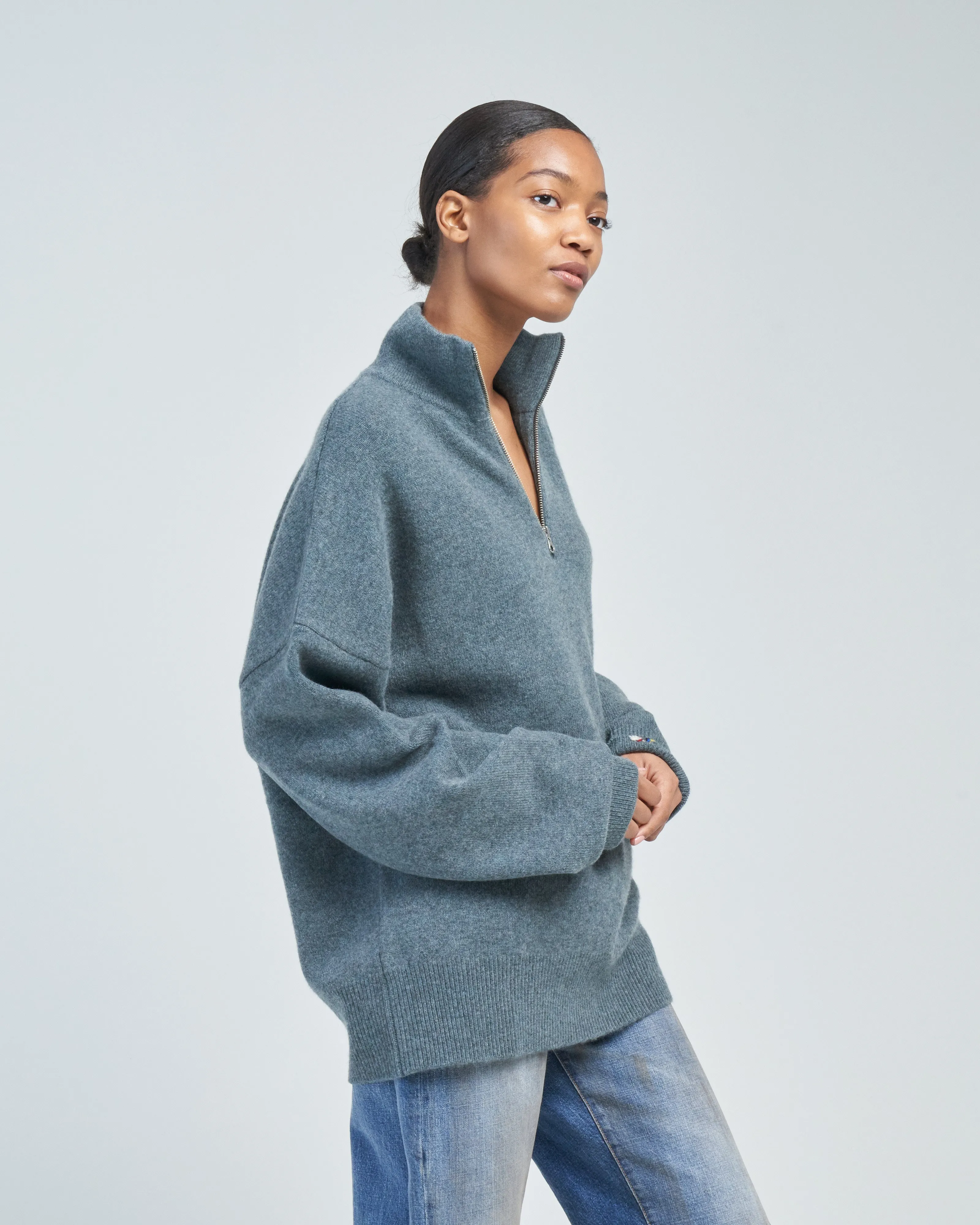 hike oversized quarter zip