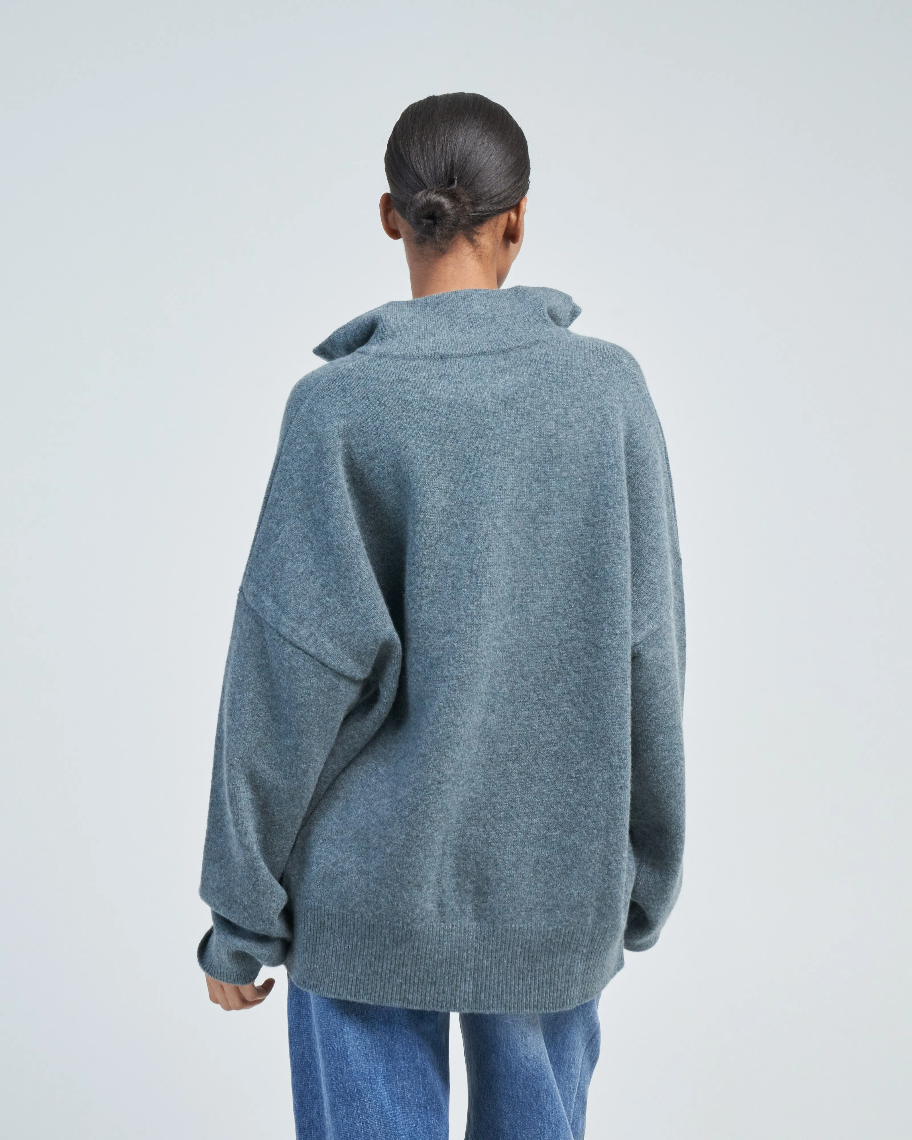 hike oversized quarter zip