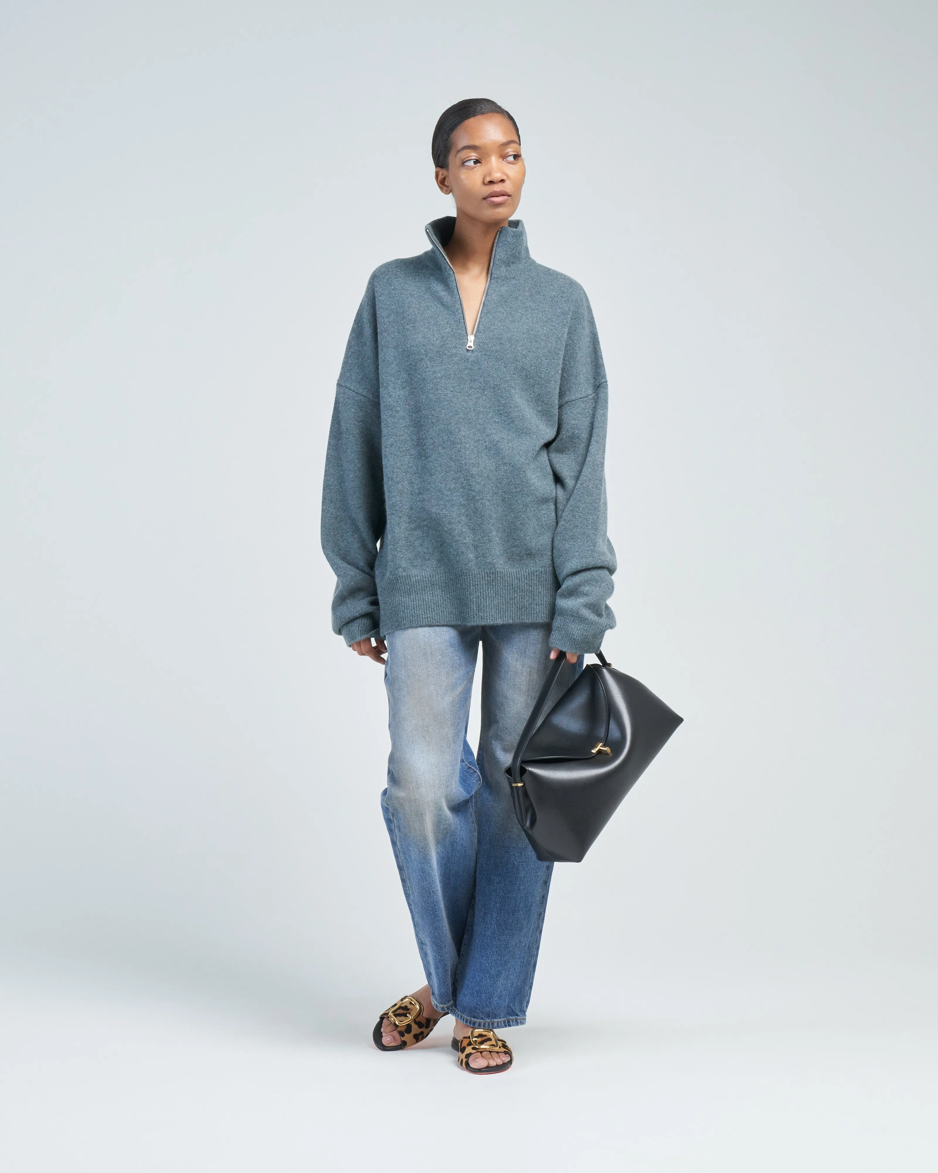 hike oversized quarter zip