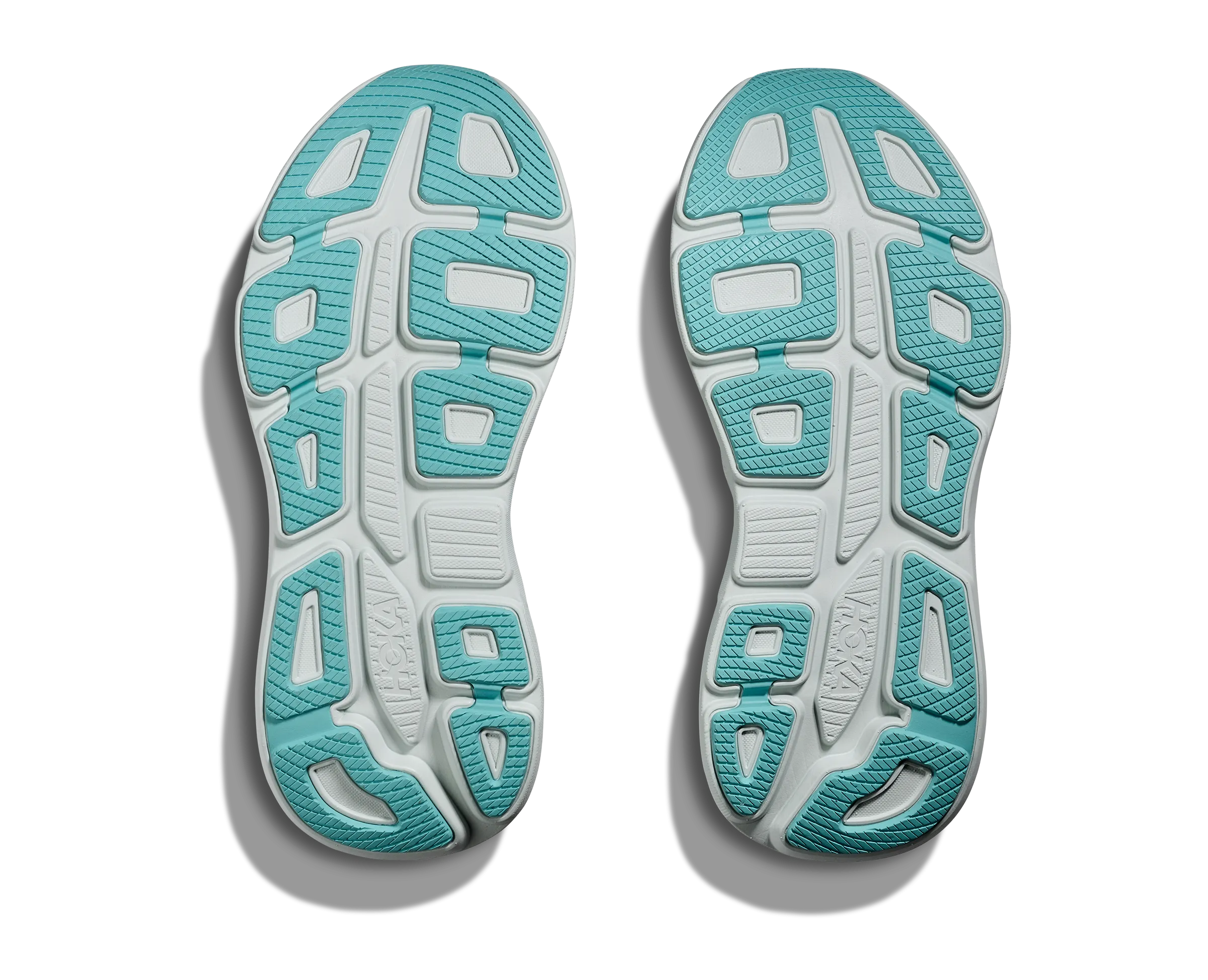 HOKA Women's Bondi 9 Ultra Cushioned Running Shoe - Frost/Cielo Blue
