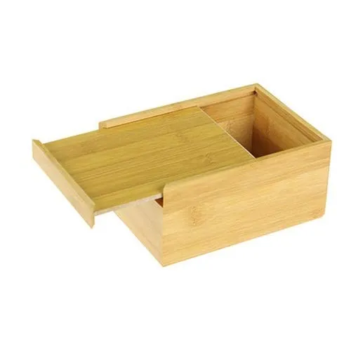 Homlly Bamboo Wood Tissue Box