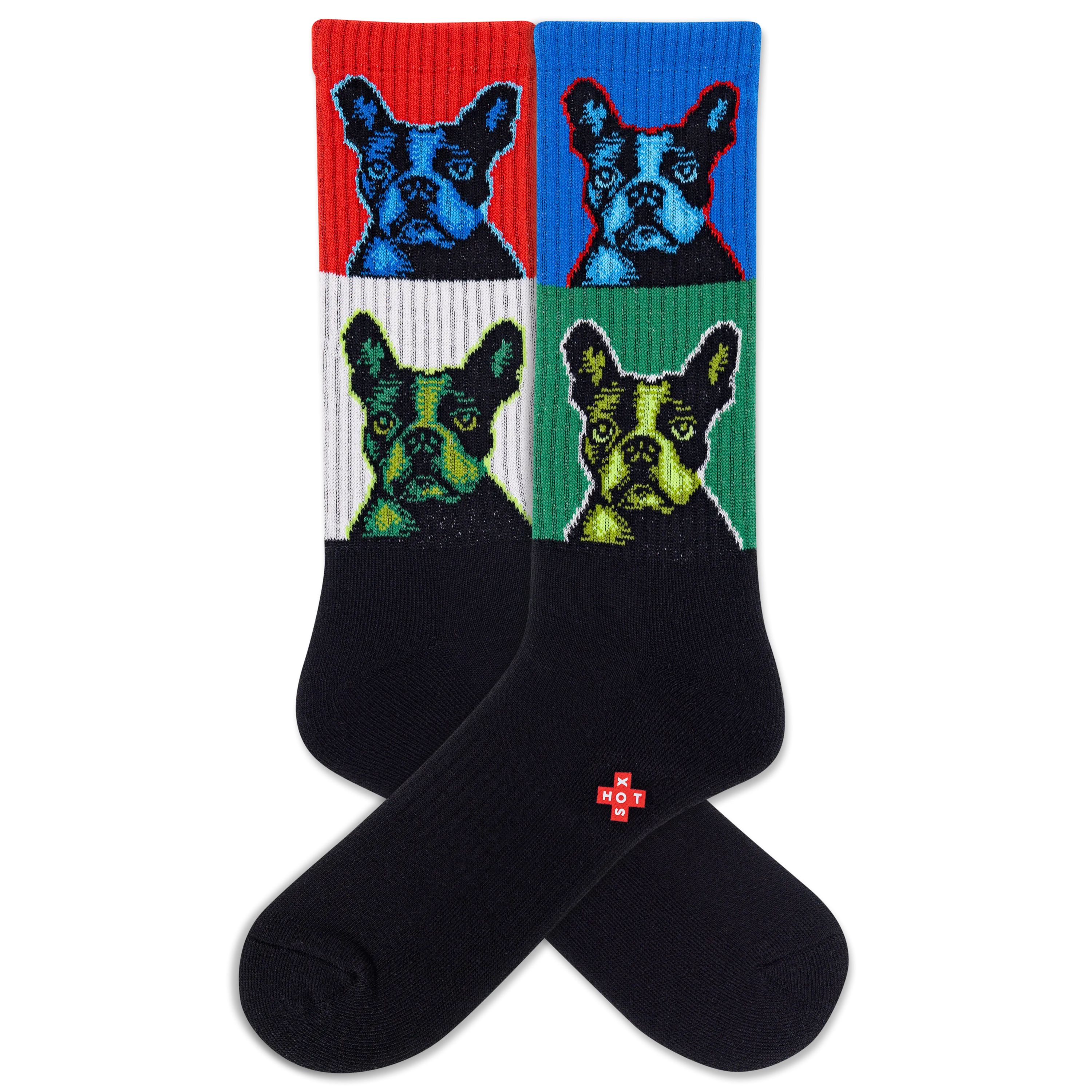 HOTSOX Men's Pop Dog Active Crew Sock