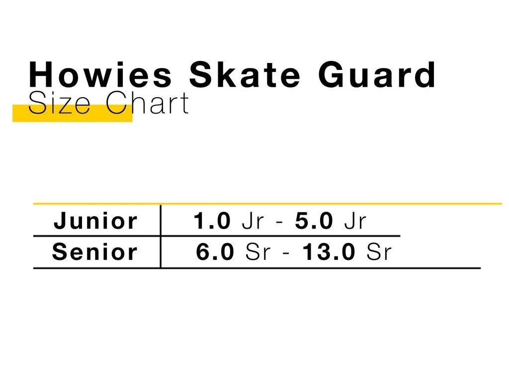 Howies Hockey Soaker Skate Guards - Yellow