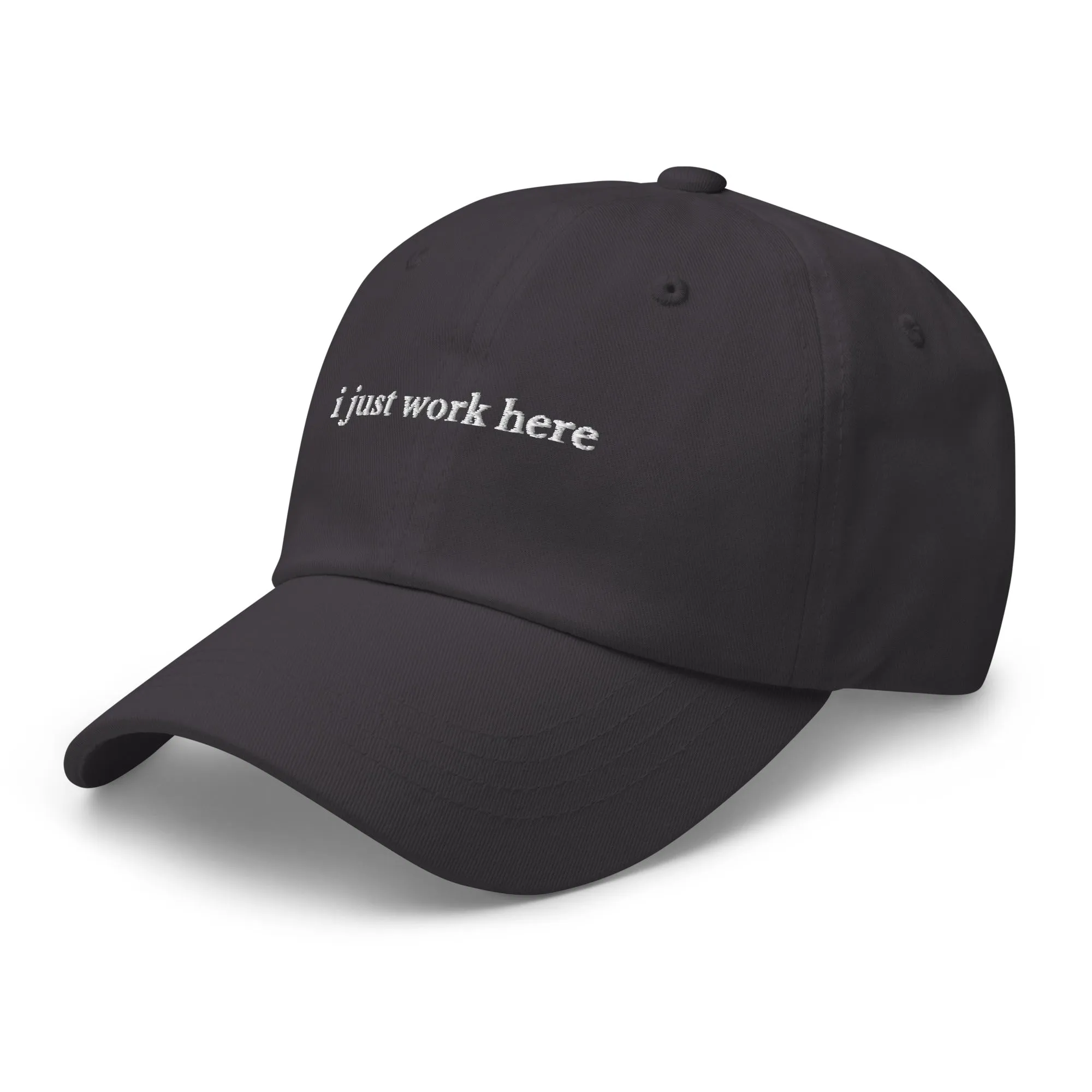 i just work here cap