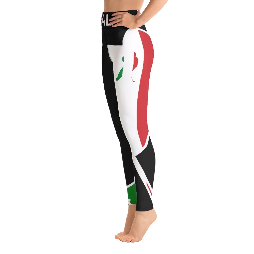 Italy Hockey Women's All-Over Print Yoga Leggings