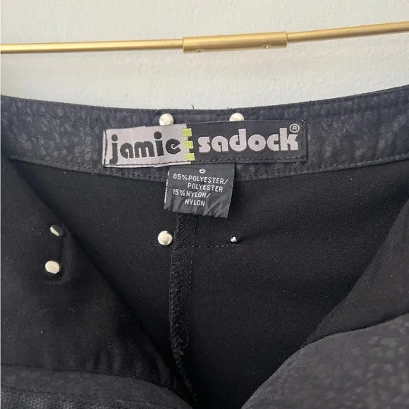 Jamie Sadock black athletic mini skirt skort women’s 6 golf / tennis/ athleisure
