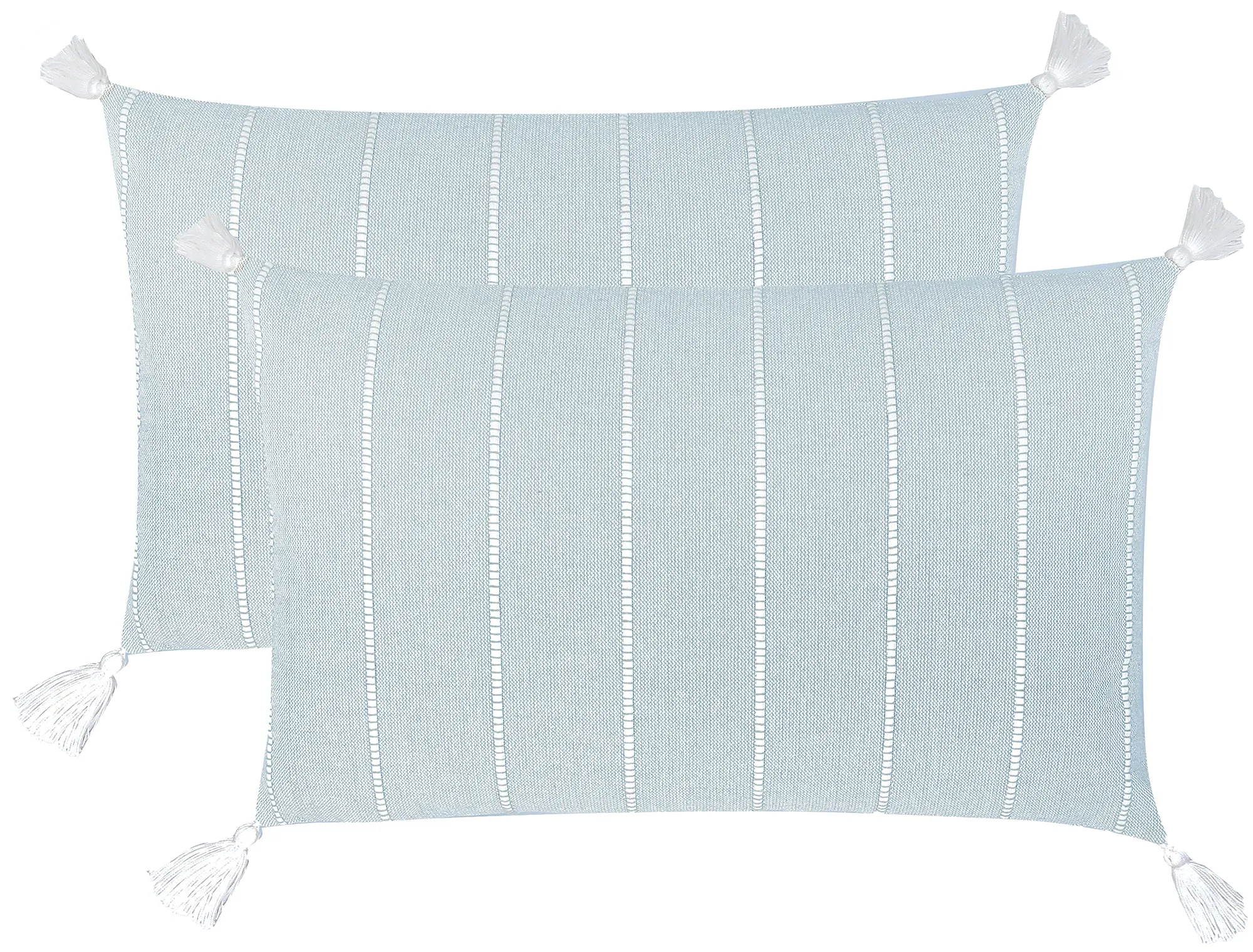 Jessy Cotton Cushion 50x30 Light Blue - Soft and Stylish
