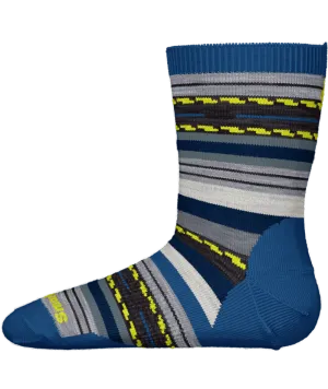 Kids' Hike Full Cushion Margarita Crew Sock - Laguna Blue