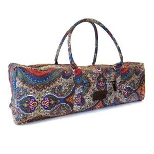 Kindfolk Yoga Mat Duffel Bag Canvas with Pocket and Zipper (Celestial)