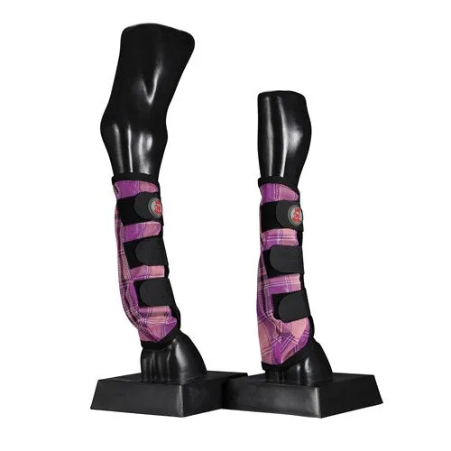Kool Master PVC Mesh Fly Boots Pink - Set of 4