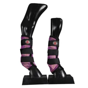Kool Master PVC Mesh Fly Boots Pink - Set of 4