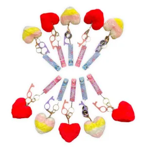 Ladies card grabber for ATM machine with heart puff