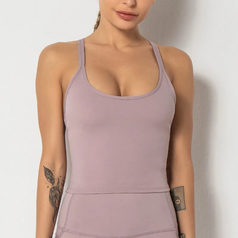 Large Size Shockproof Gathering Fitness Shockproof Sports Bra trendy