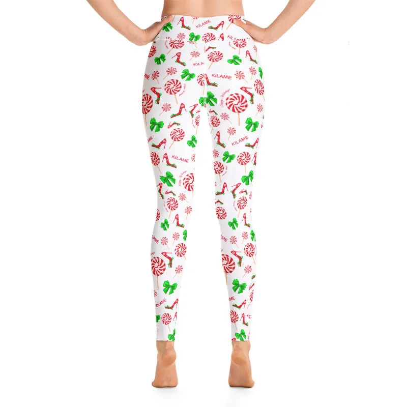 Leggings Peppermint 'Happy Holidays'