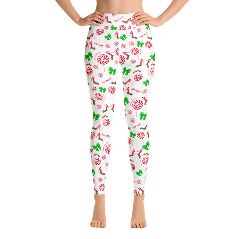 Leggings Peppermint 'Happy Holidays'