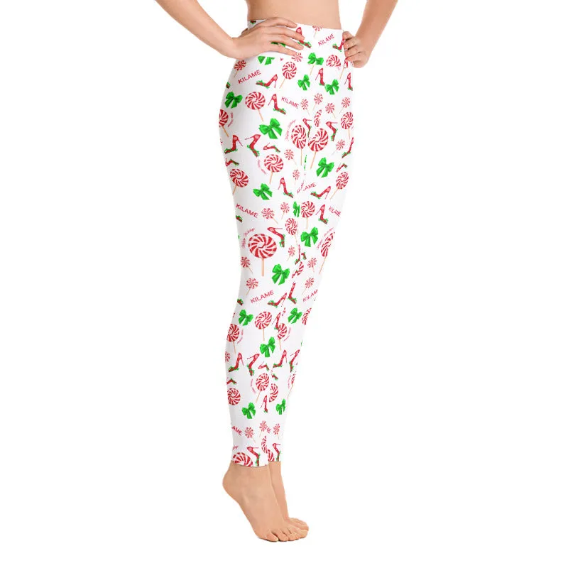 Leggings Peppermint 'Happy Holidays'