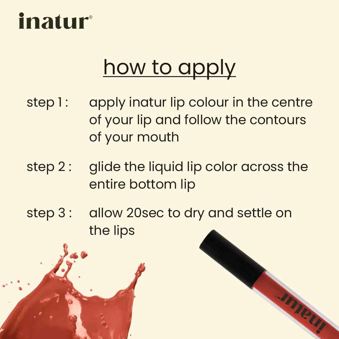 Lip Colour - Long-Lasting, Light-Weight & Compact