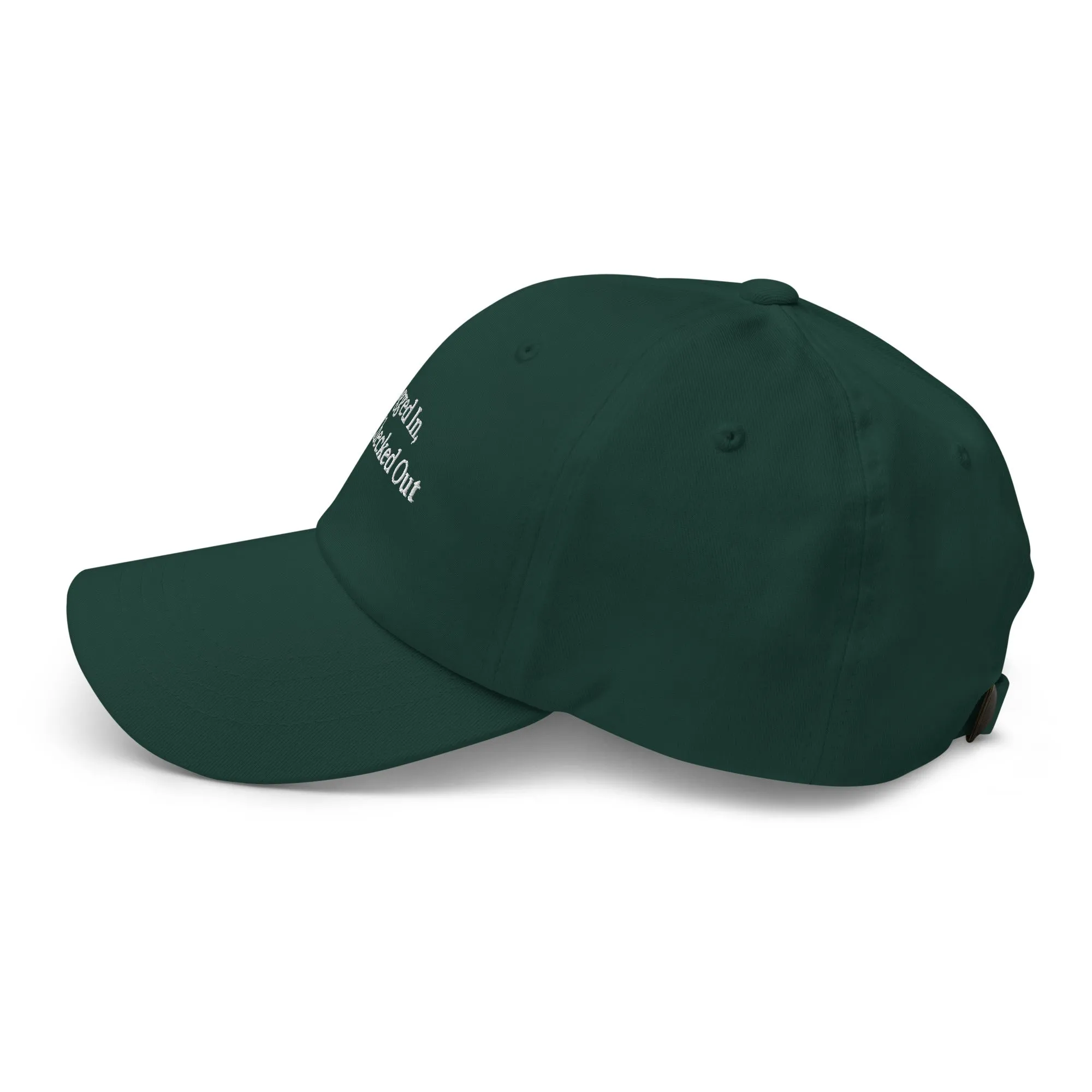 Logged in, But Checked Out Cap