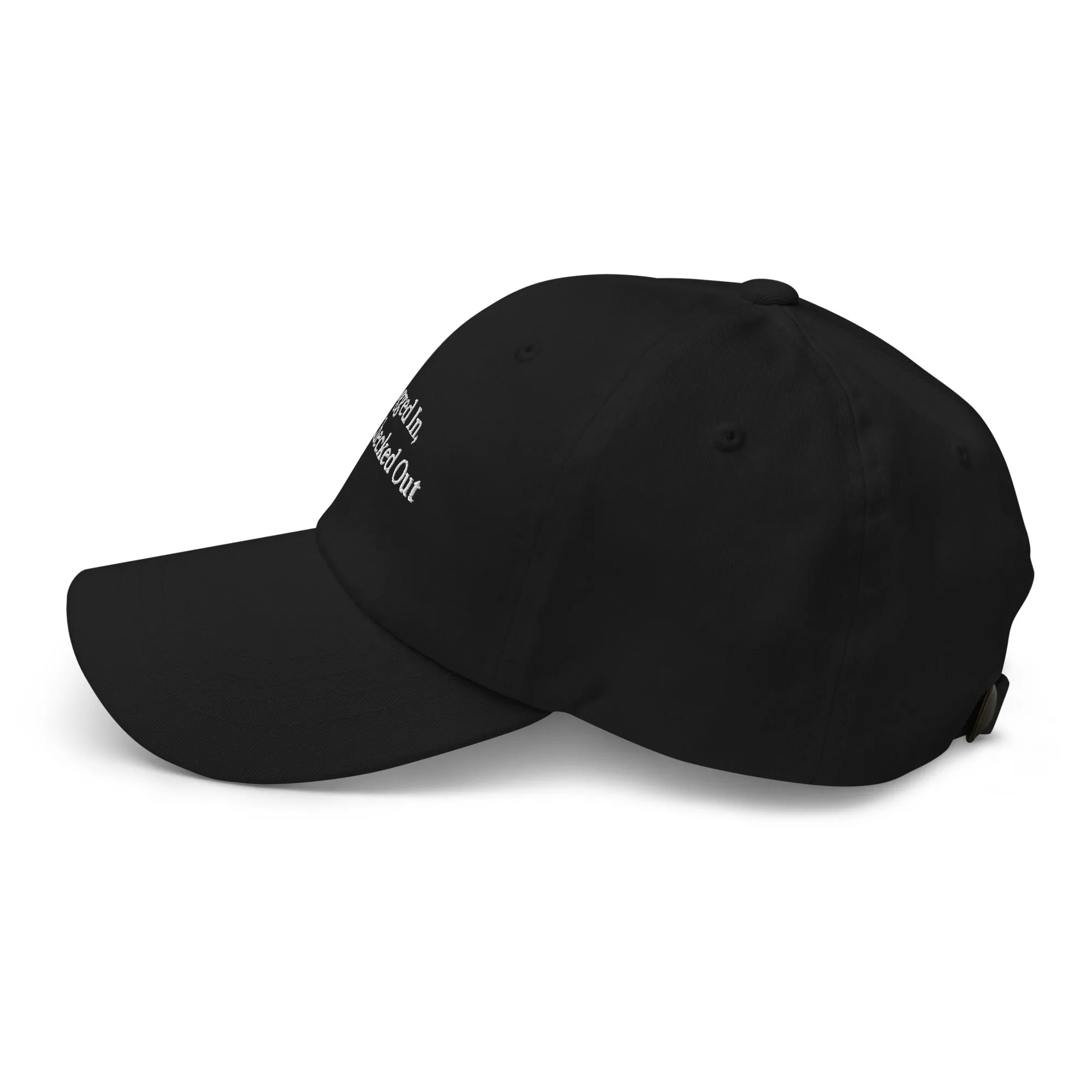Logged in, But Checked Out Cap