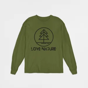 LOVE NATURE LONG SLEEVE TEE