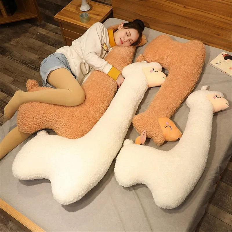 Lovely Alpaca  Plush Toy Soft  Stuffed Cute  Sheep Llama  Sleep Pillow