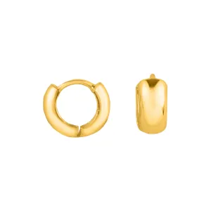 Low Profile Clicker Huggies in Gold - Wide