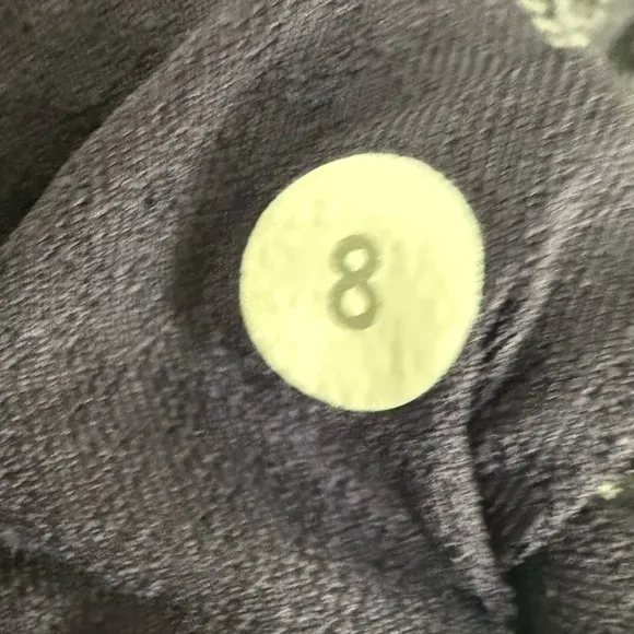 Lululemon Daily Yoga Jacket Black Swan / Herringbone Black Swan Size 8