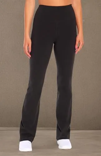 Marika Women's Carrie Tummy Control Bootleg Pant, Black, Medium/34" Inseam