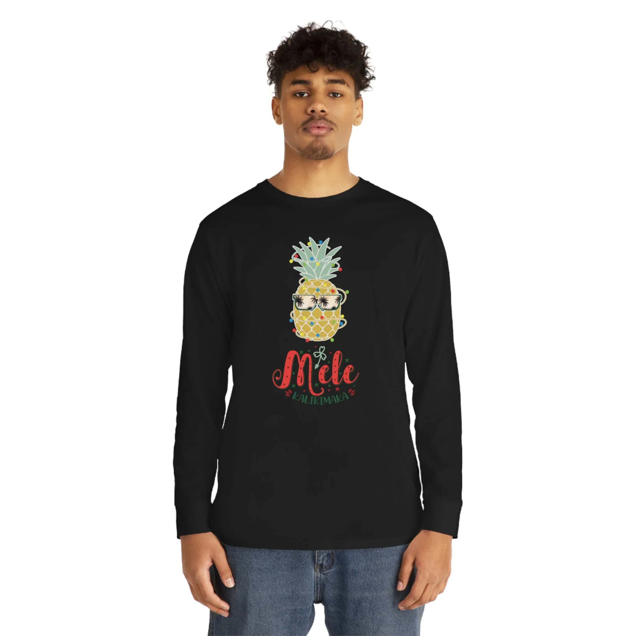 MELE KALIKIMAKA LONG SLEEVE TEE
