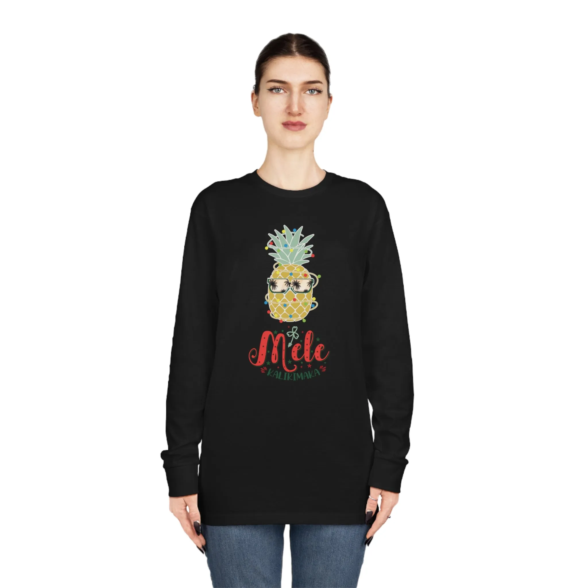 MELE KALIKIMAKA LONG SLEEVE TEE