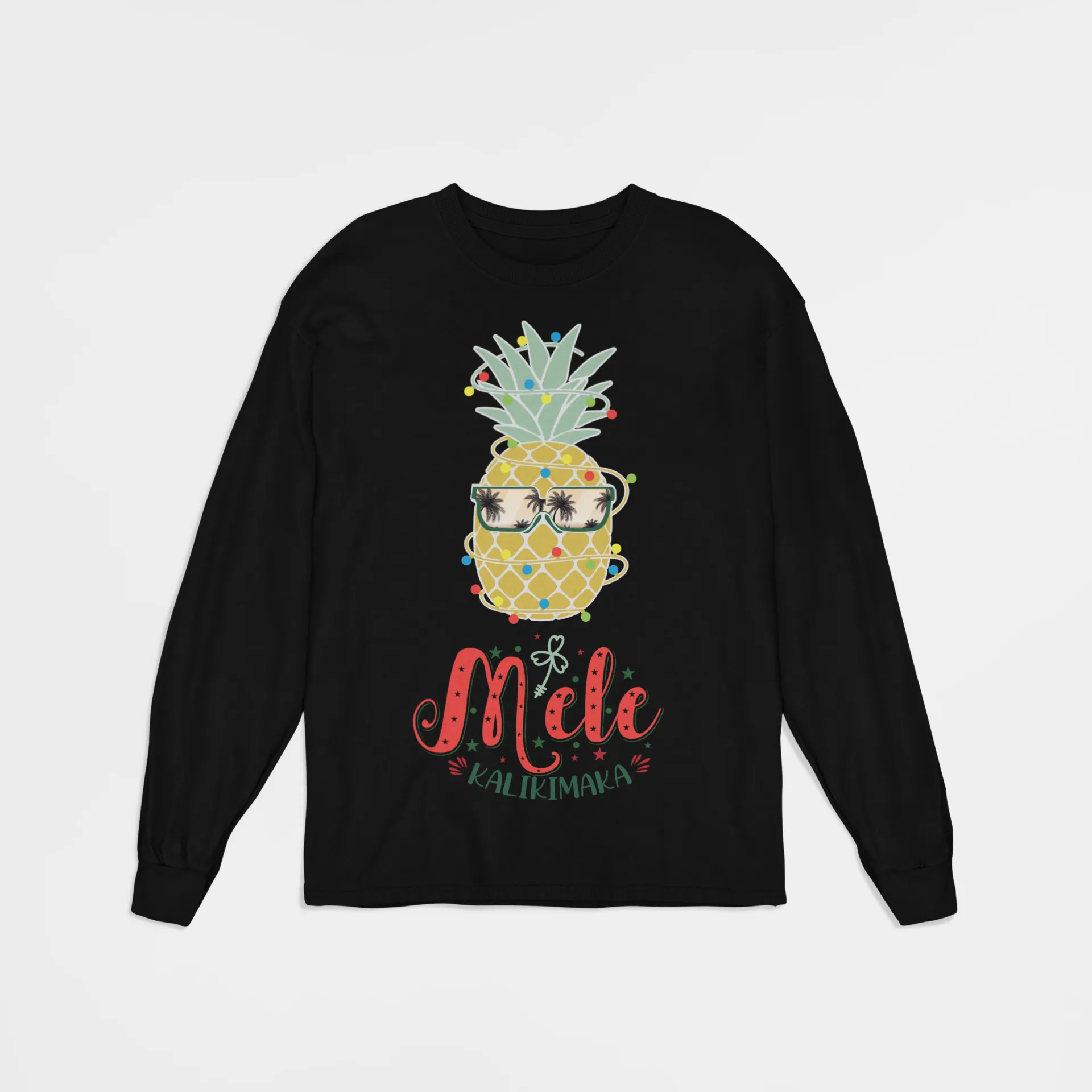 MELE KALIKIMAKA LONG SLEEVE TEE