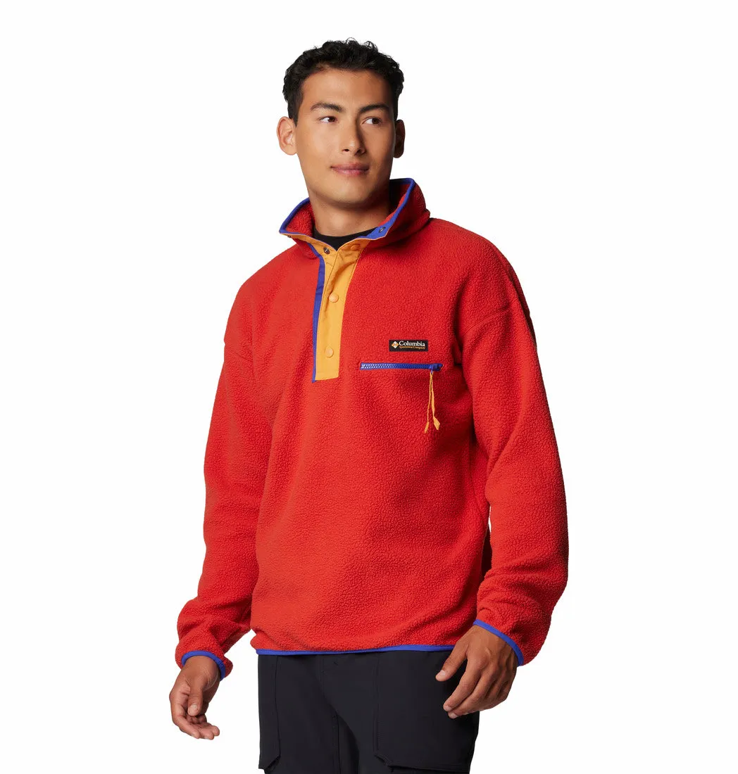 MEN'S HELVETIA II HALF SNAP FLEECE - SAIL RED