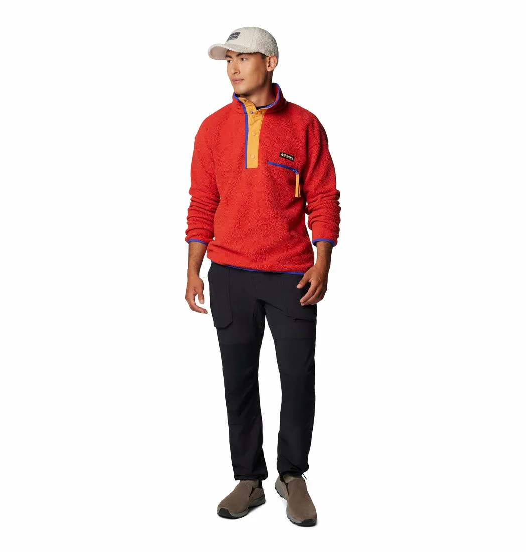 MEN'S HELVETIA II HALF SNAP FLEECE - SAIL RED