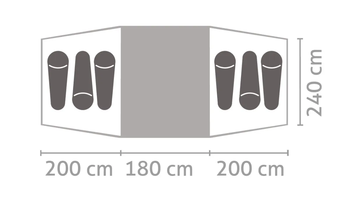 MIDWAY VI TENT - 6 PERSON TENT