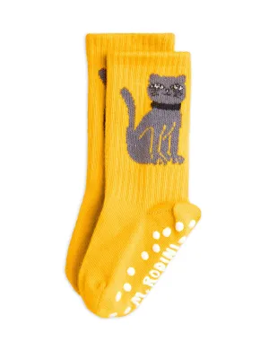 Mini Rodini | Cat anti-slip socks