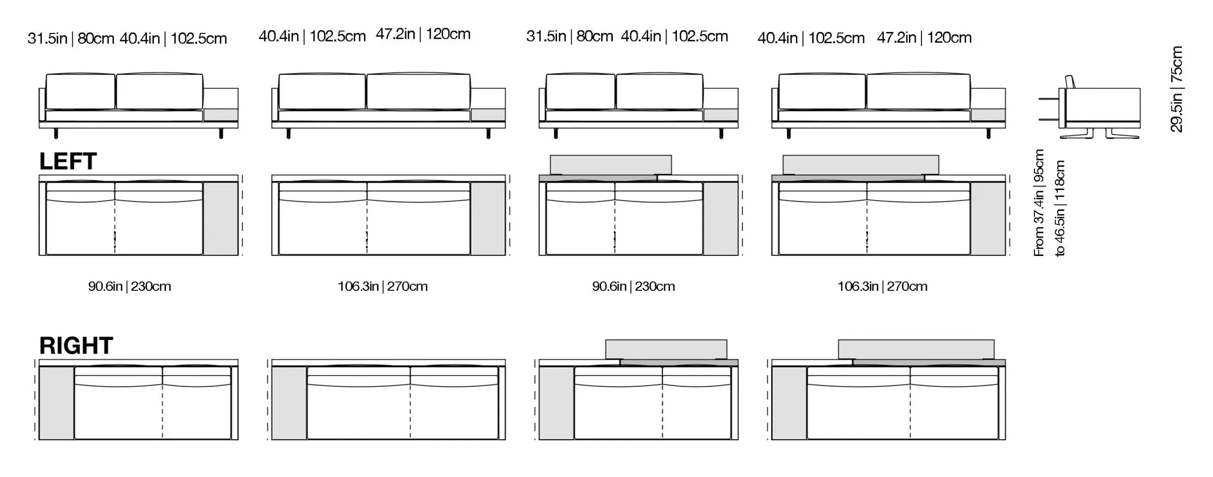 Mondrian - Sofa