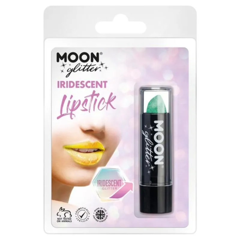 Moon Glitter Iridescent Glitter Lipstick, Green