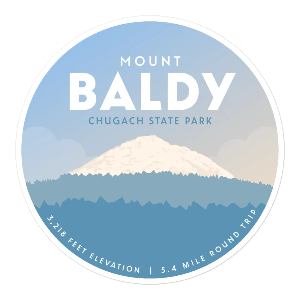 Mount Baldy Sticker