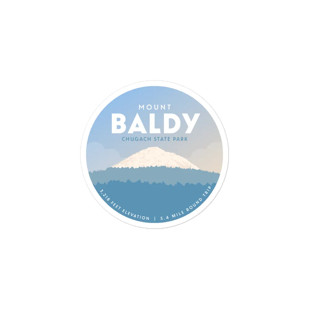 Mount Baldy Sticker
