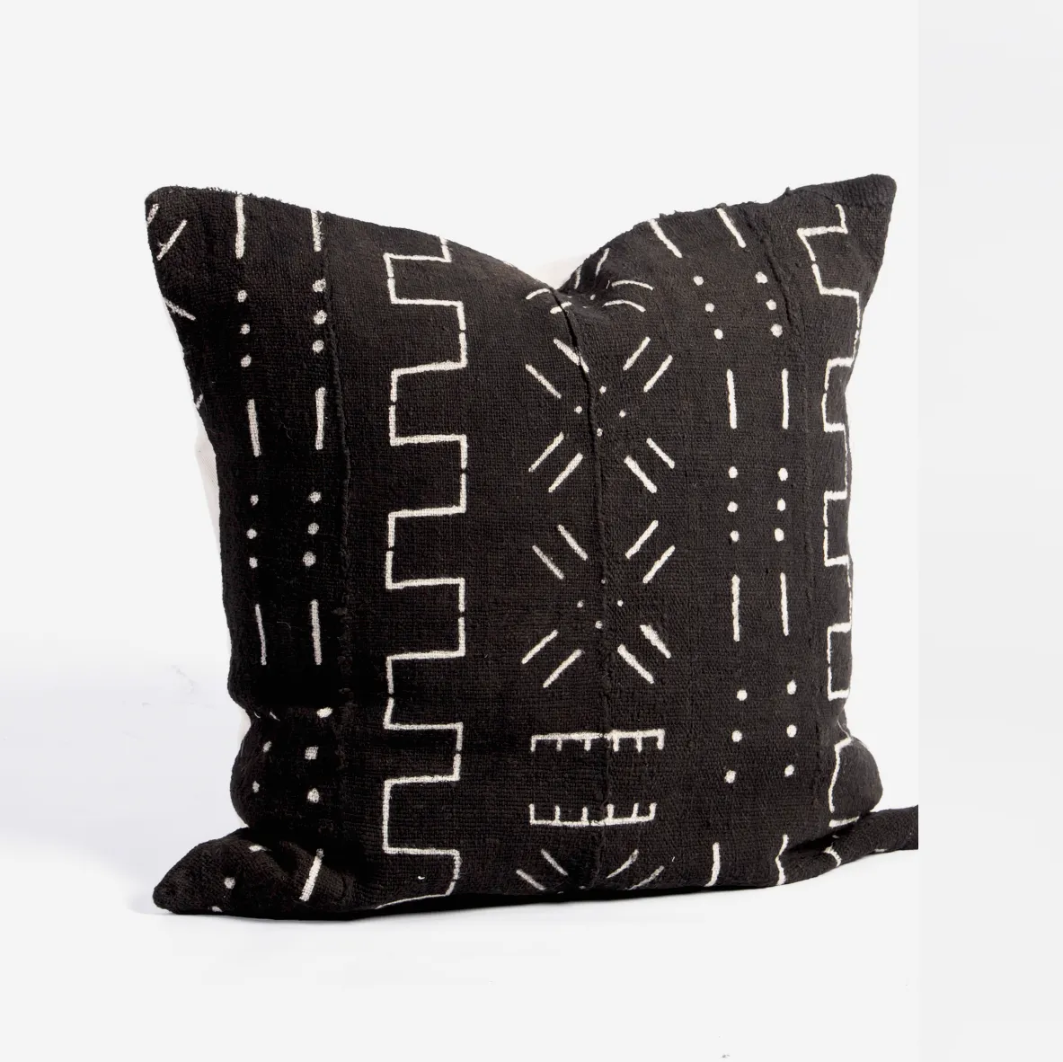 Mudcloth Cushion - Black