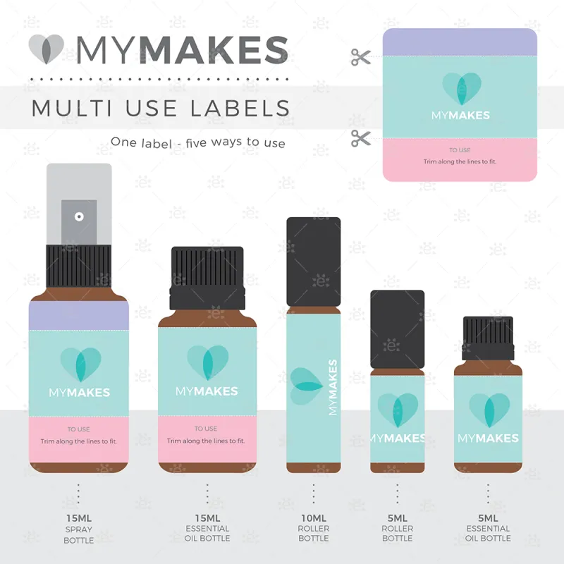 MyMakes : Aroma Yoga - Label Sheet