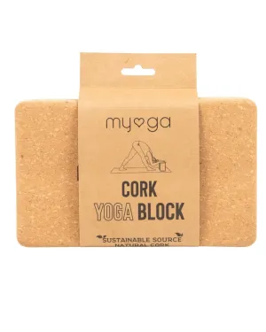 Natural CORK YOGA BLOCK