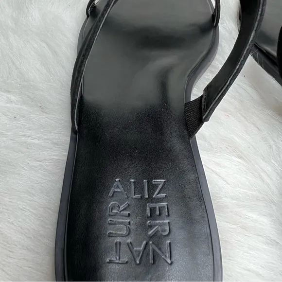 Naturalizer Farica Slide Sandals Embellished Black Size 9.5M