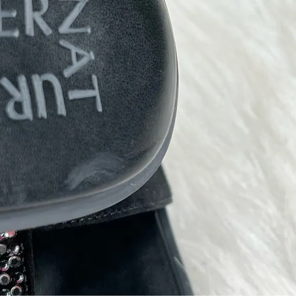 Naturalizer Farica Slide Sandals Embellished Black Size 9.5M